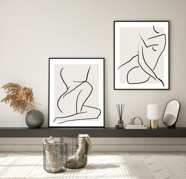 Body Femme Lines II - D'Luxe Prints
