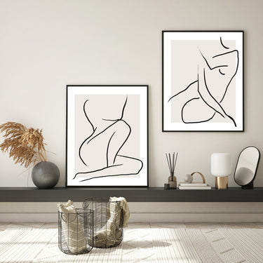 Body Femme Lines II - D'Luxe Prints