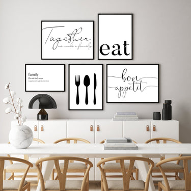 Bon Appetit Gallery Set - D'Luxe Prints