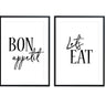 Bon Appetit | Let's Eat Set - D'Luxe Prints