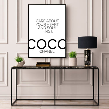 Care About Your Heart And Soul First - D'Luxe Prints
