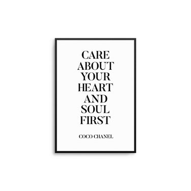 Care About Your Heart And Soul First II - D'Luxe Prints