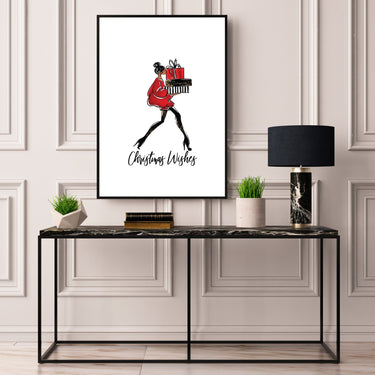 Christmas Wishes Glam Girl & Gifts II - D'Luxe Prints