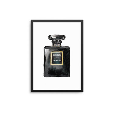 CoCo Noir Perfume Illustration Print - D'Luxe Prints