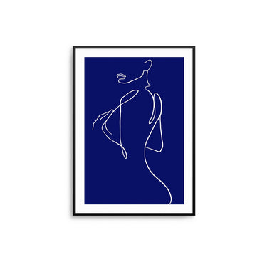 Cover Girl - Navy - D'Luxe Prints
