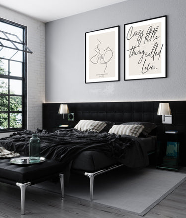 Crazy Little Thing Called Love - Personalised Poster - D'Luxe Prints