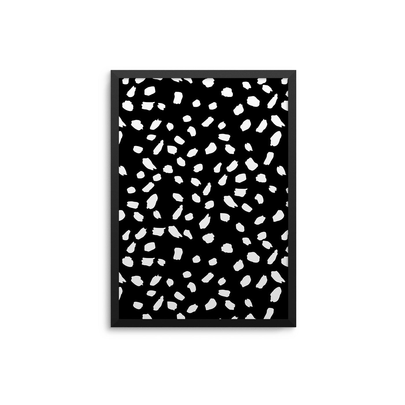 Dalmatian Print White|Black - D'Luxe Prints