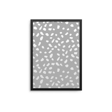 Dalmatian Print White|Grey - D'Luxe Prints