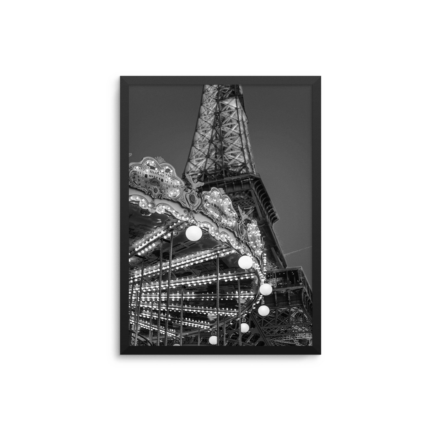 Eiffel Tower Funfair - D'Luxe Prints