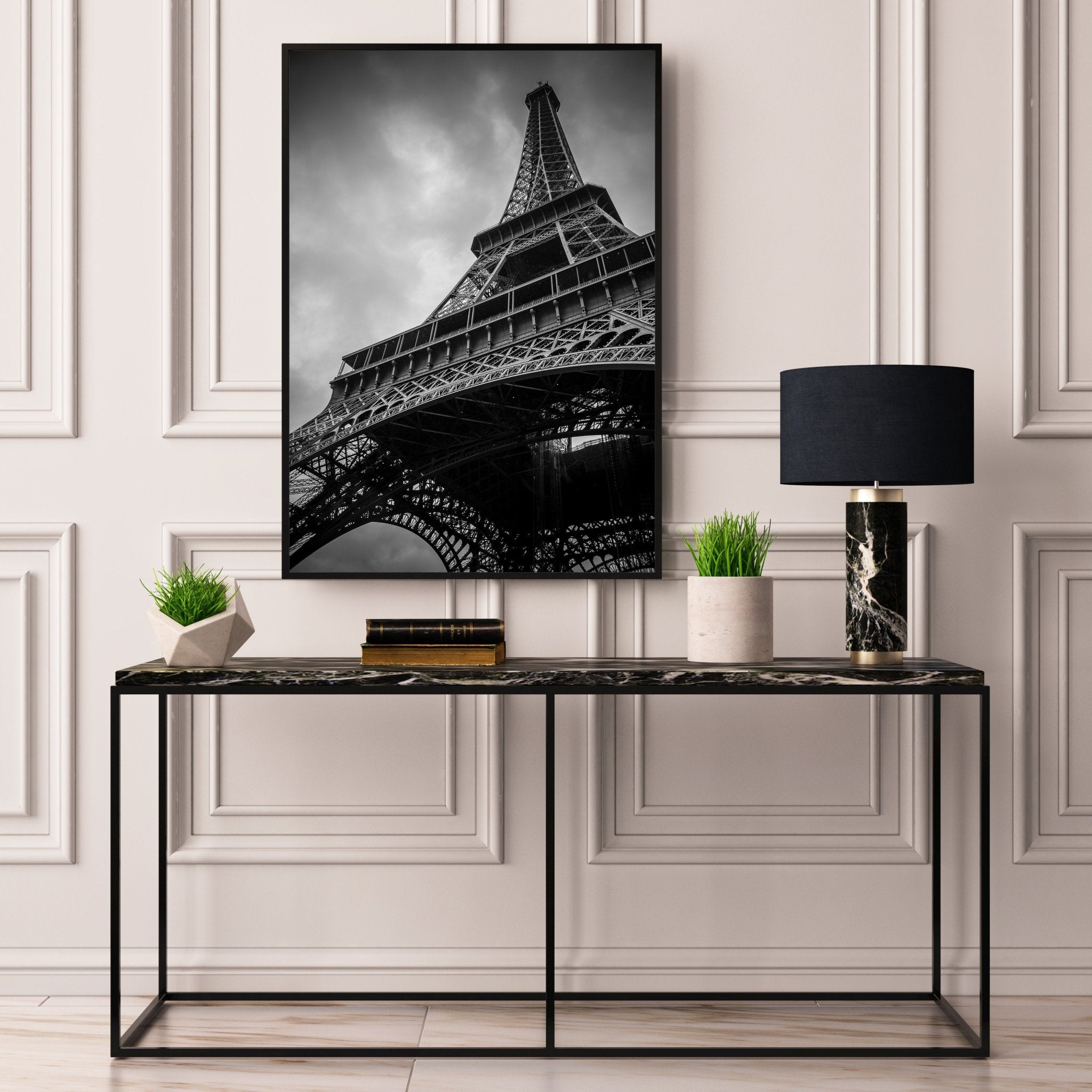 Eiffel Tower Monochrome - D'Luxe Prints