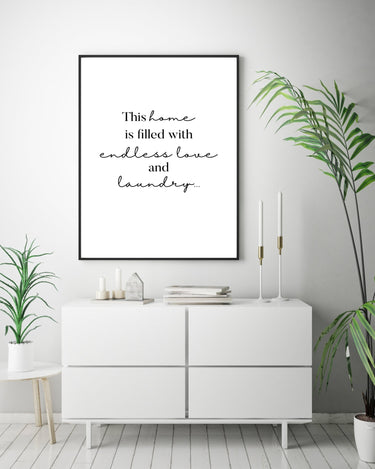 Endless Love & Laundry - D'Luxe Prints