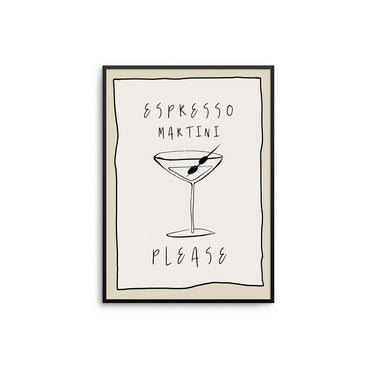 Espresso Martini Poster - D'Luxe Prints