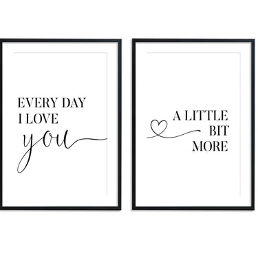 Every Day I Love You... Set - D'Luxe Prints