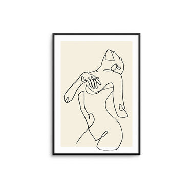 Exhale Woman - Beige - D'Luxe Prints