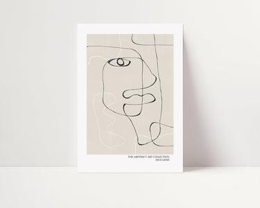 Face Lines I - D'Luxe Prints