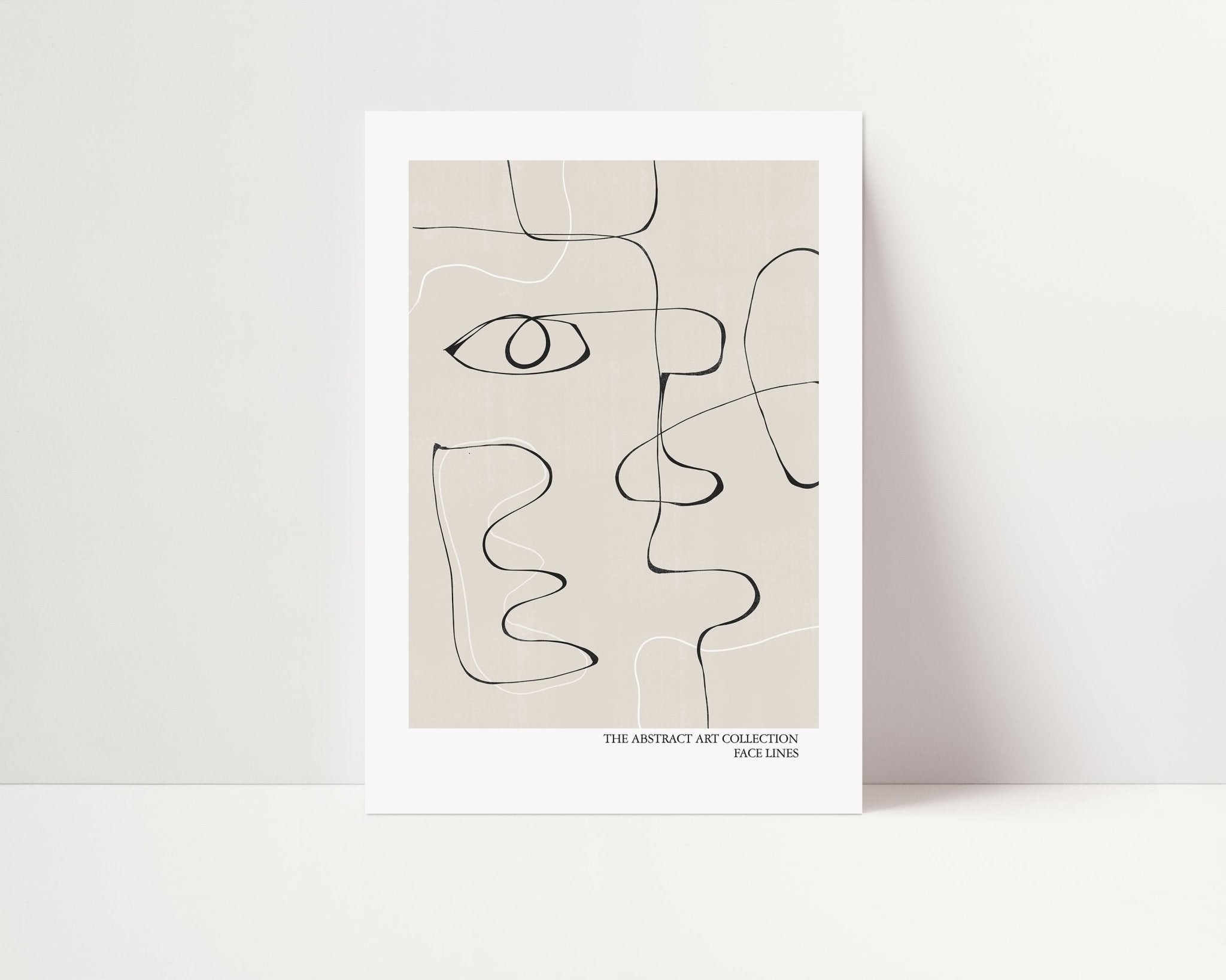 Face Lines II - D'Luxe Prints