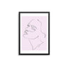 Face Outline Pink - D'Luxe Prints