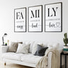 Family Love Trio Set - D'Luxe Prints
