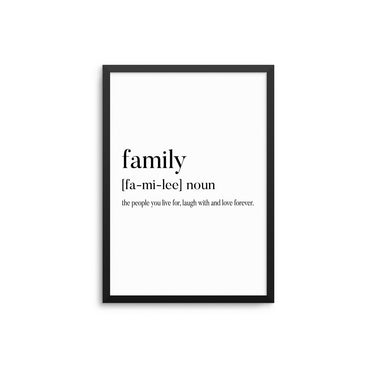 Family Noun - D'Luxe Prints