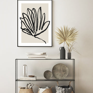 Fan Palm Lines - D'Luxe Prints