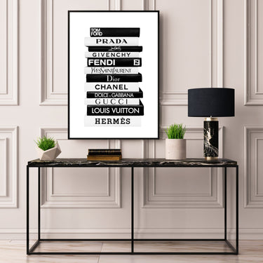 Fashion Books Monochrome - D'Luxe Prints