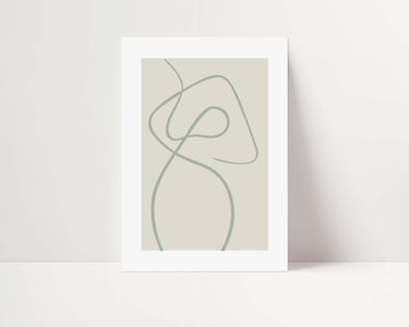 Female Form Poster - D'Luxe Prints
