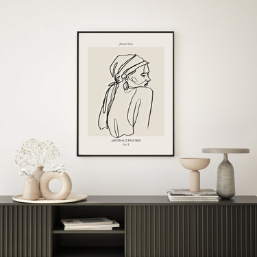 Femme Abstract Figure I - D'Luxe Prints