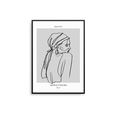 Femme Abstract Figure I - D'Luxe Prints
