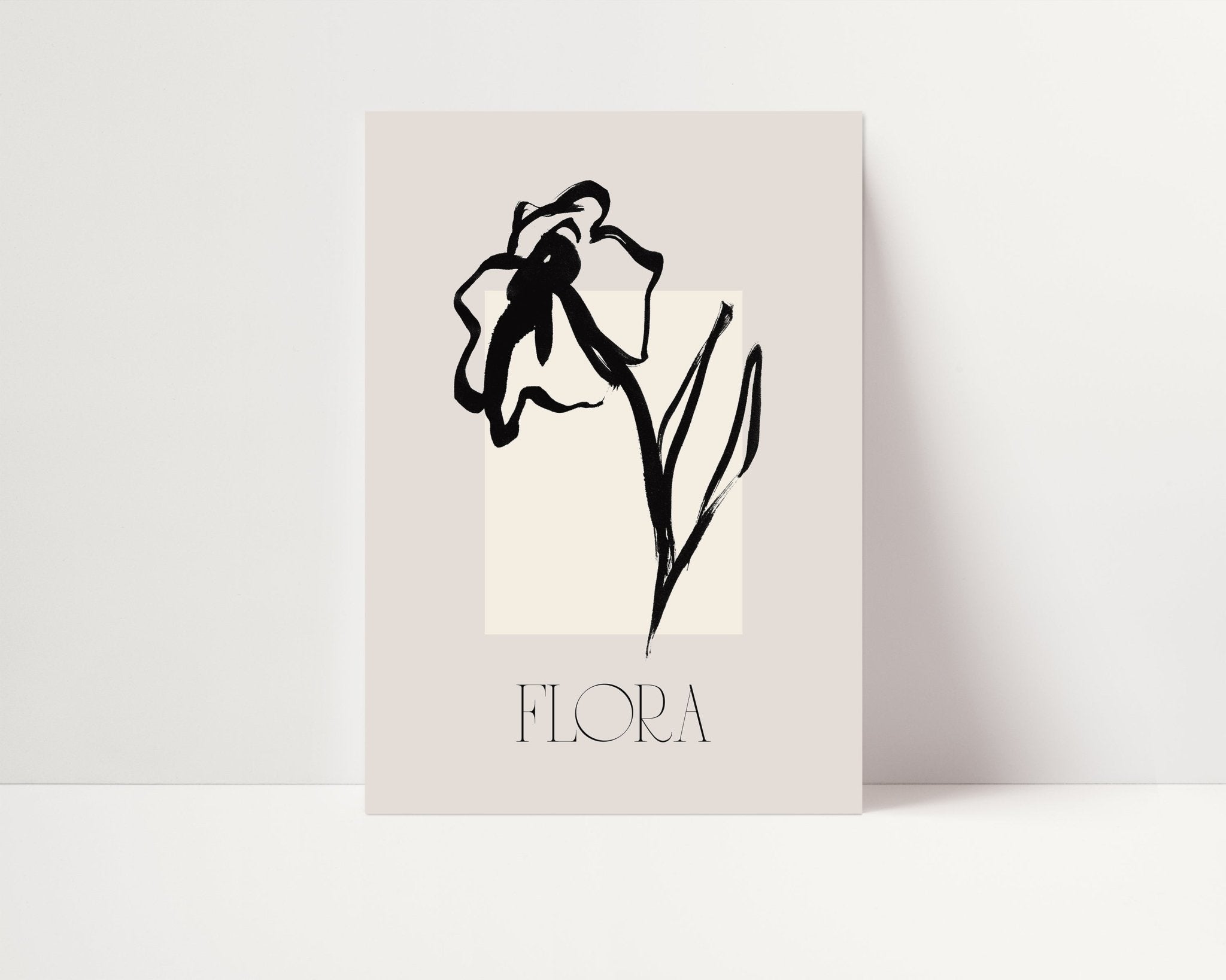 Line Flora Flora Lines Print – D'Luxe Prints