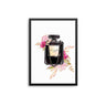 Floral Black Je T'aime Paris Parfum - D'Luxe Prints