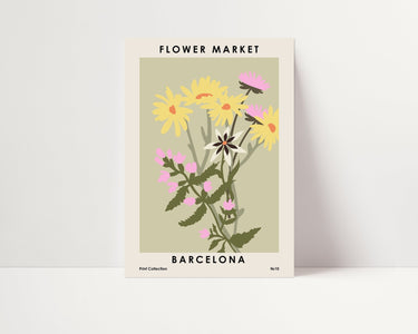 Flower Market - Barcelona - D'Luxe Prints