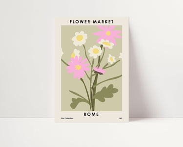 Flower Market - Rome - D'Luxe Prints