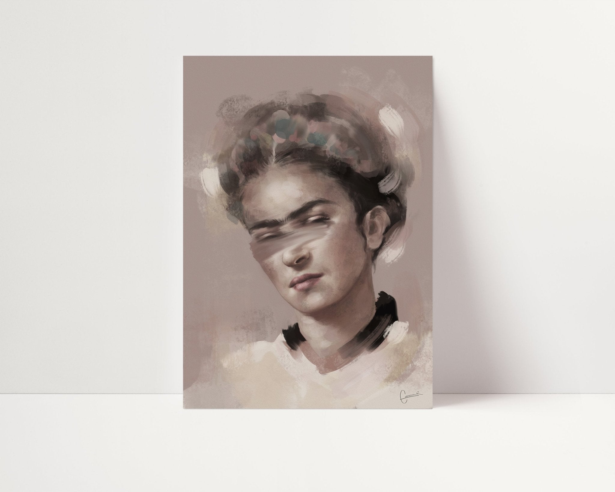 Frida Kahlo Abstract Poster - D'Luxe Prints