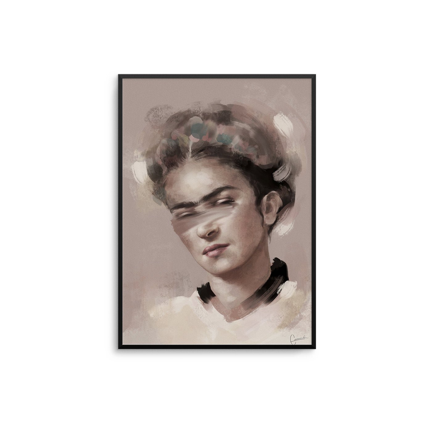 Frida Kahlo Abstract Poster - D'Luxe Prints
