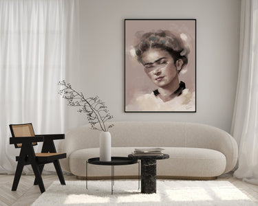 Frida Kahlo Abstract Poster - D'Luxe Prints