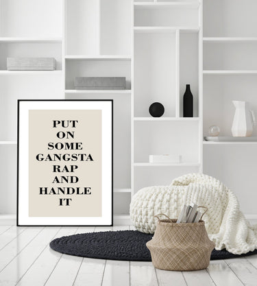 Gangsta Rap - D'Luxe Prints