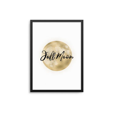 Gold Full Moon - D'Luxe Prints