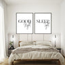 Good Night | Sleep Tight Poster Set - D'Luxe Prints