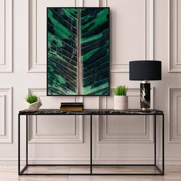 Green Black Leaf - D'Luxe Prints