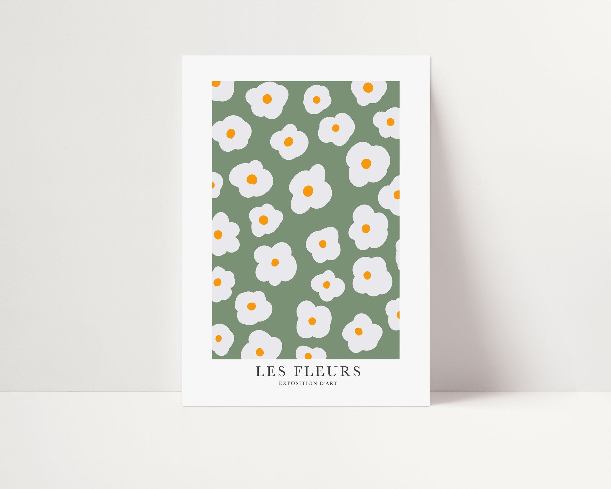 Green Le Fleurs - D'Luxe Prints