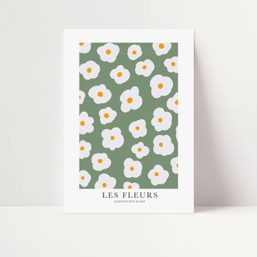 Green Le Fleurs - D'Luxe Prints