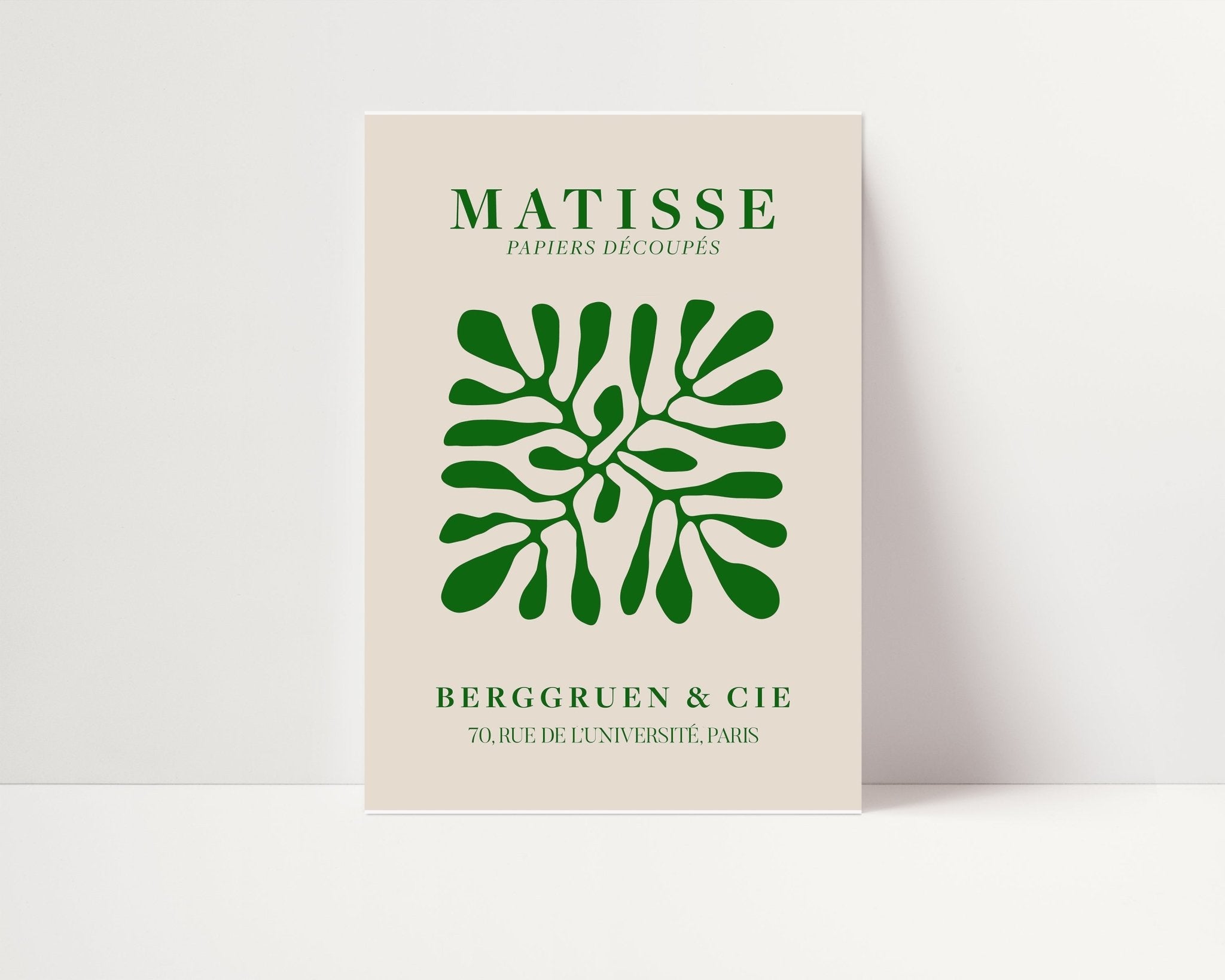 Green Matisse Cut Outs - D'Luxe Prints