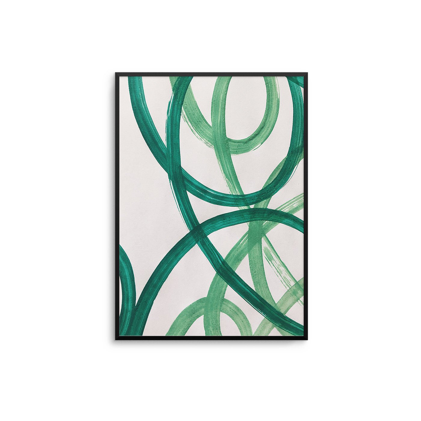 Green Rope Abstract - D'Luxe Prints