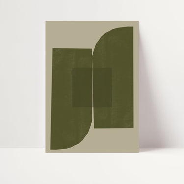 Green Shapes I - D'Luxe Prints