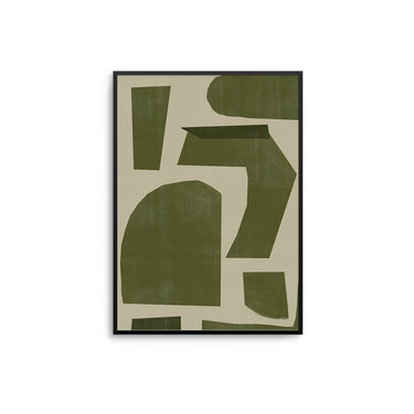 Green Shapes II - D'Luxe Prints