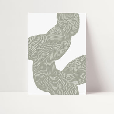 Green Waves Poster - D'Luxe Prints