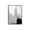 Grey & Black Canvas Abstract II - D'Luxe Prints