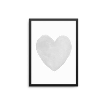 Grey Heart - D'Luxe Prints