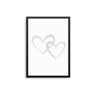 Grey Hearts - D'Luxe Prints