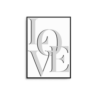 Grey Love II - D'Luxe Prints